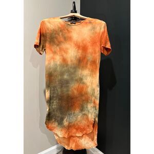 Zara Tie-Dye T-Shirt Midi Dress